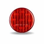 2" Red Clearance Marker Round LED Light - 9 Diodes (Poly Bag)-TLED-2R1