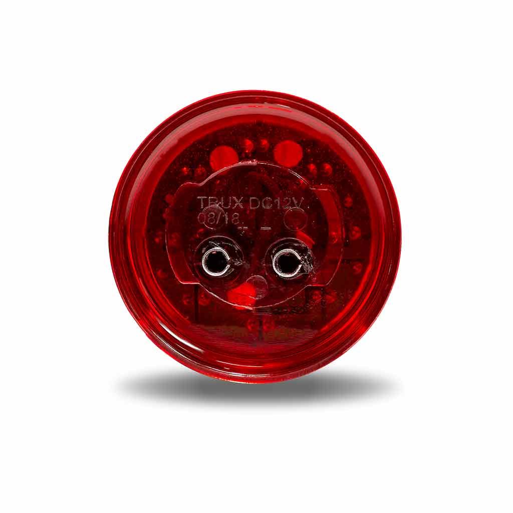 TLED-2R_BACK 2" Red Clearance Marker Round LED Light - 9 Diodes - Image 4