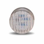 2" Clear Amber Marker Round LED Light - 9 Diodes-TLED-2TA