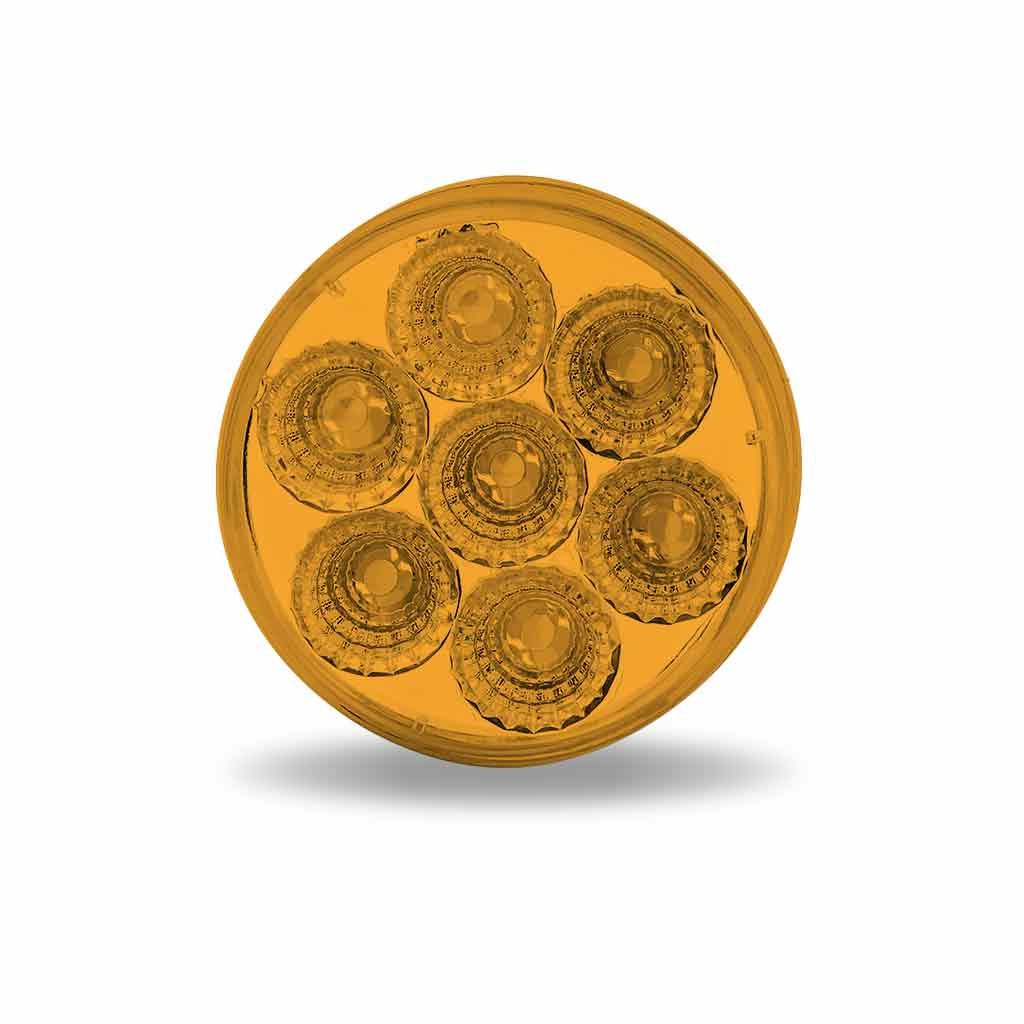 2" Amber Marker Round LED Light - 7 Diodes-TLED-2XA