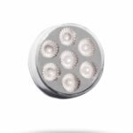 2" Red Marker to White Auxiliary Round LED Light - 7 Diodes - Image 7