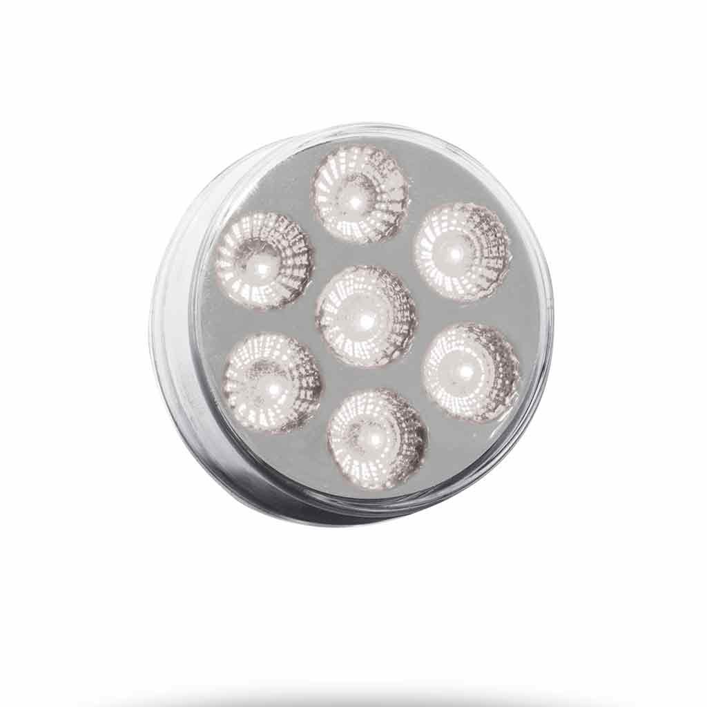 TLED-2XRW_ANGLE_FUNC2 2" Red Marker to White Auxiliary Round LED Light - 7 Diodes - Image 7