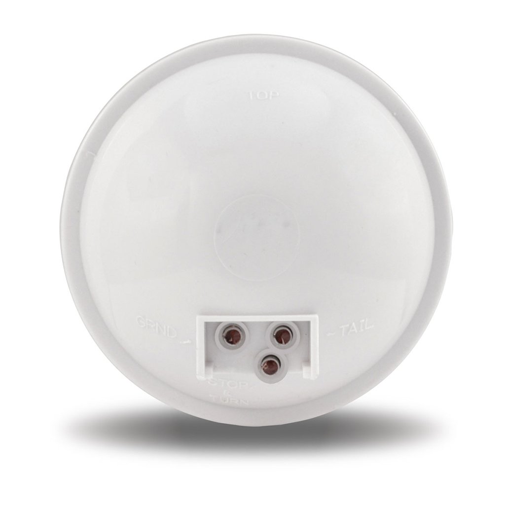 TLED-40R_BACK 4" Red Stop, Turn & Tail Round LED Light - 40 Diodes - Image 2