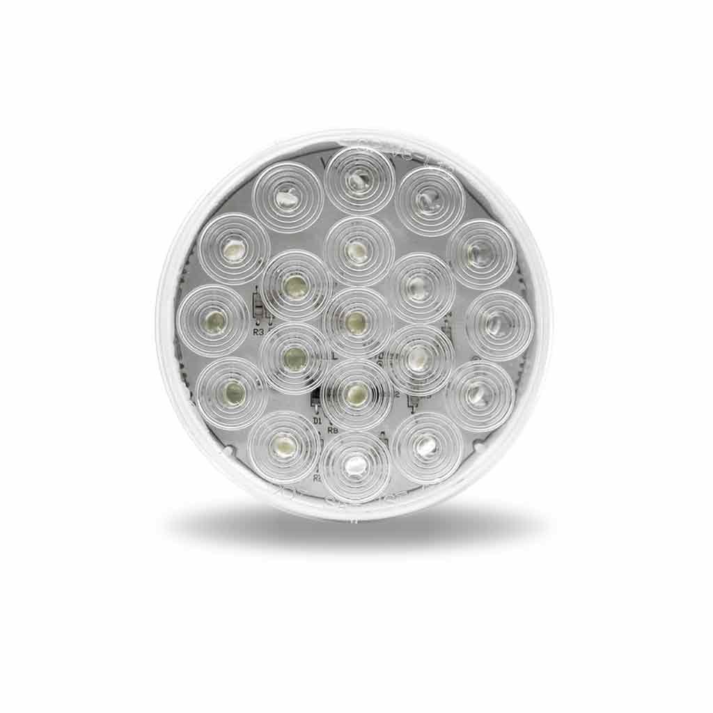 4" White Back Up Round LED Light - 19 Diodes-TLED-4100W