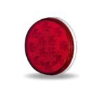 4" Heated Lens Red Stop, Turn & Tail Round LED Light - 12 Diodes - Image 3