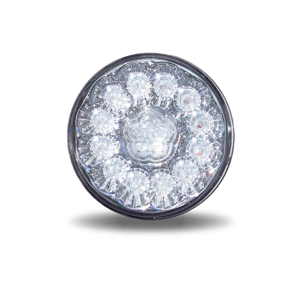 4" Clear Amber Super Diode LED Turn Signal Light - 17 Diodes-TLED-417CA