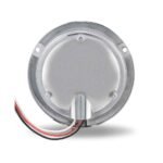 4" Red Stop, Turn & Tail Round Flange Mount LED Light - 19 Diodes - Image 2