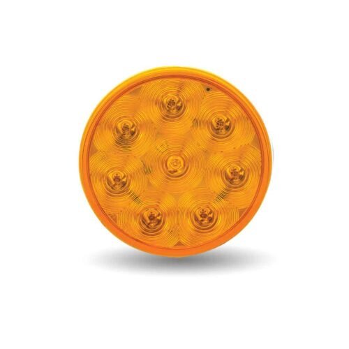 4" Amber Turn & Marker Round LED Light - 8 Diodes-TLED-48A