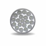 4" Amber Marker to Blue Auxiliary Round LED Light - 19 Diodes - Image 2