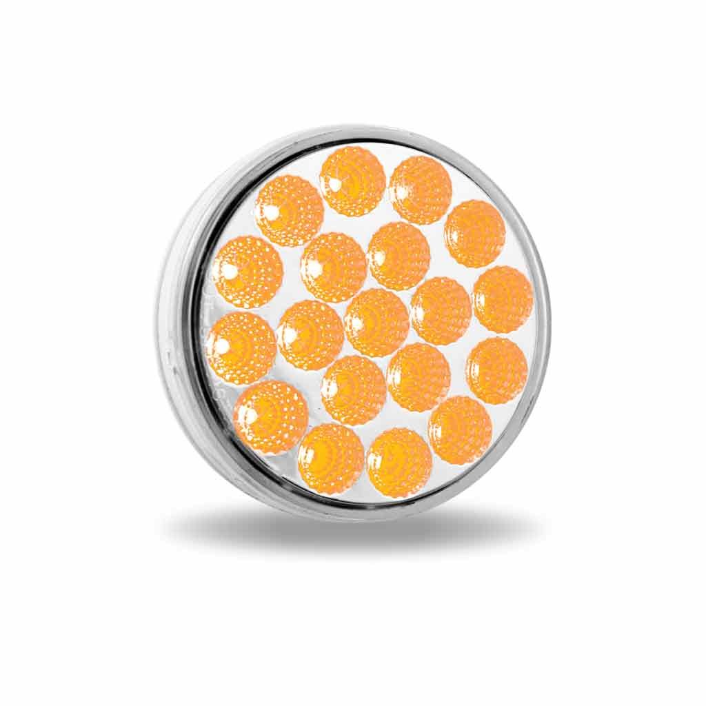 TLED-4XAG_ANGEL_FUNC1 4" Amber Marker to Green Auxiliary Round LED Light - 19 Diodes - Image 6