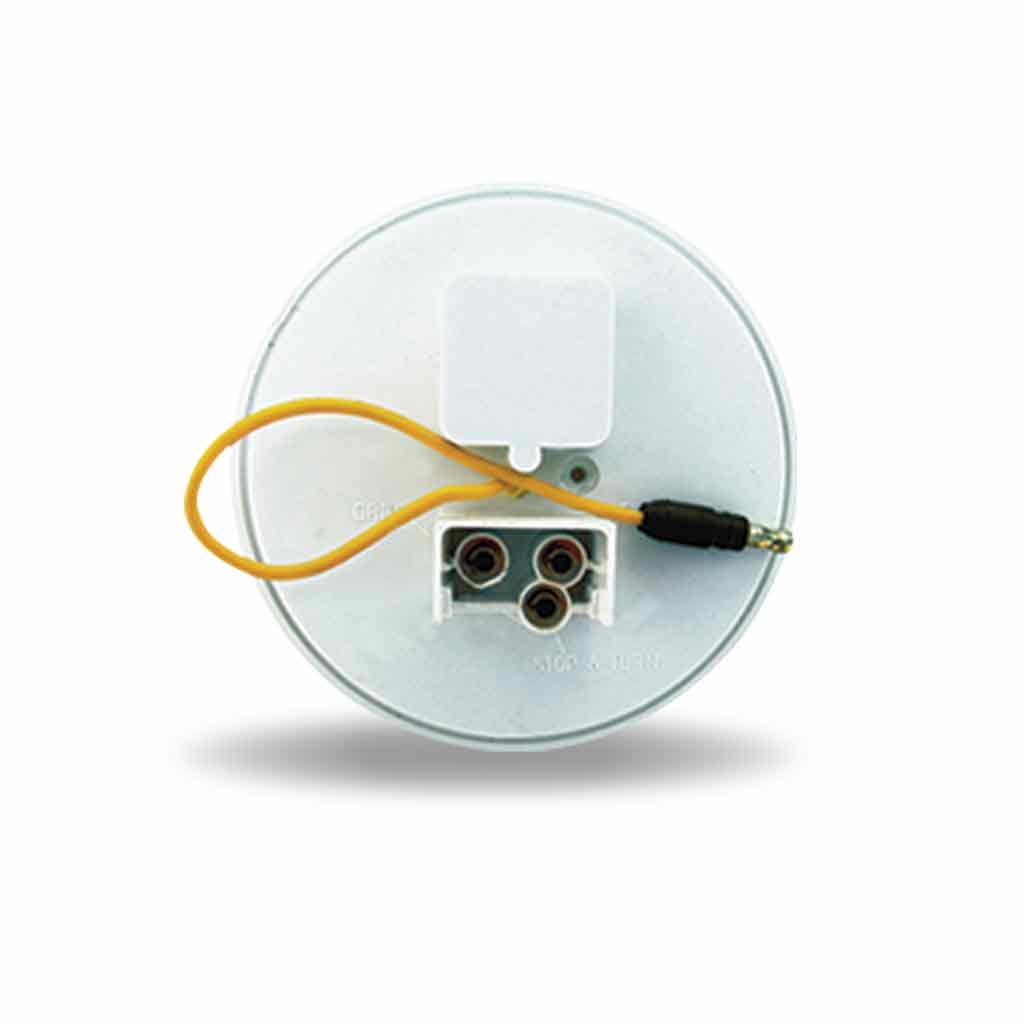 TLED-4XAG_BACK 4" Amber Marker to Green Auxiliary Round LED Light - 19 Diodes - Image 8