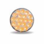 4" Amber Marker to Green Auxiliary Round LED Light - 19 Diodes - Image 3