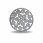 4" Amber Marker to Green Auxiliary Round LED Light - 19 Diodes - Image 2