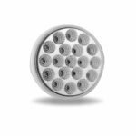 4" Red Stop, Turn & Tail to Green Auxiliary Round LED Light - 19 Diodes - Image 5