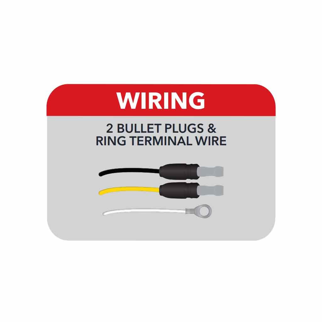 TLED-6A_WIRING 6" Amber Marker Slim LED Light - 6 Diodes - Image 3