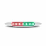 6" Red Marker to Green Auxiliary Slim LED Light - 6 Diodes-TLED-6XRG