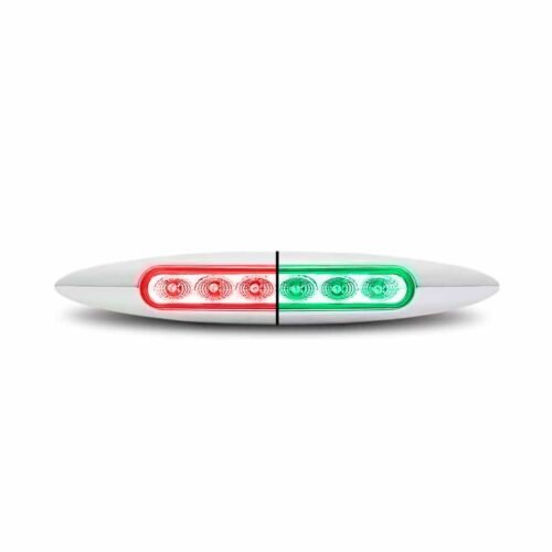 6" Red Marker to Green Auxiliary Slim LED Light - 6 Diodes-TLED-6XRG