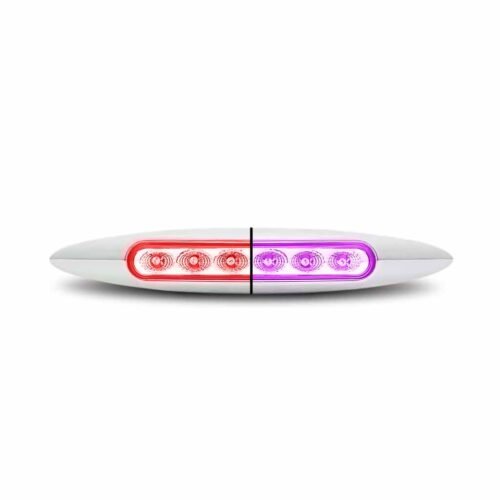 6" Red Marker to Purple Auxiliary Slim LED Light - 6 Diodes-TLED-6XRP