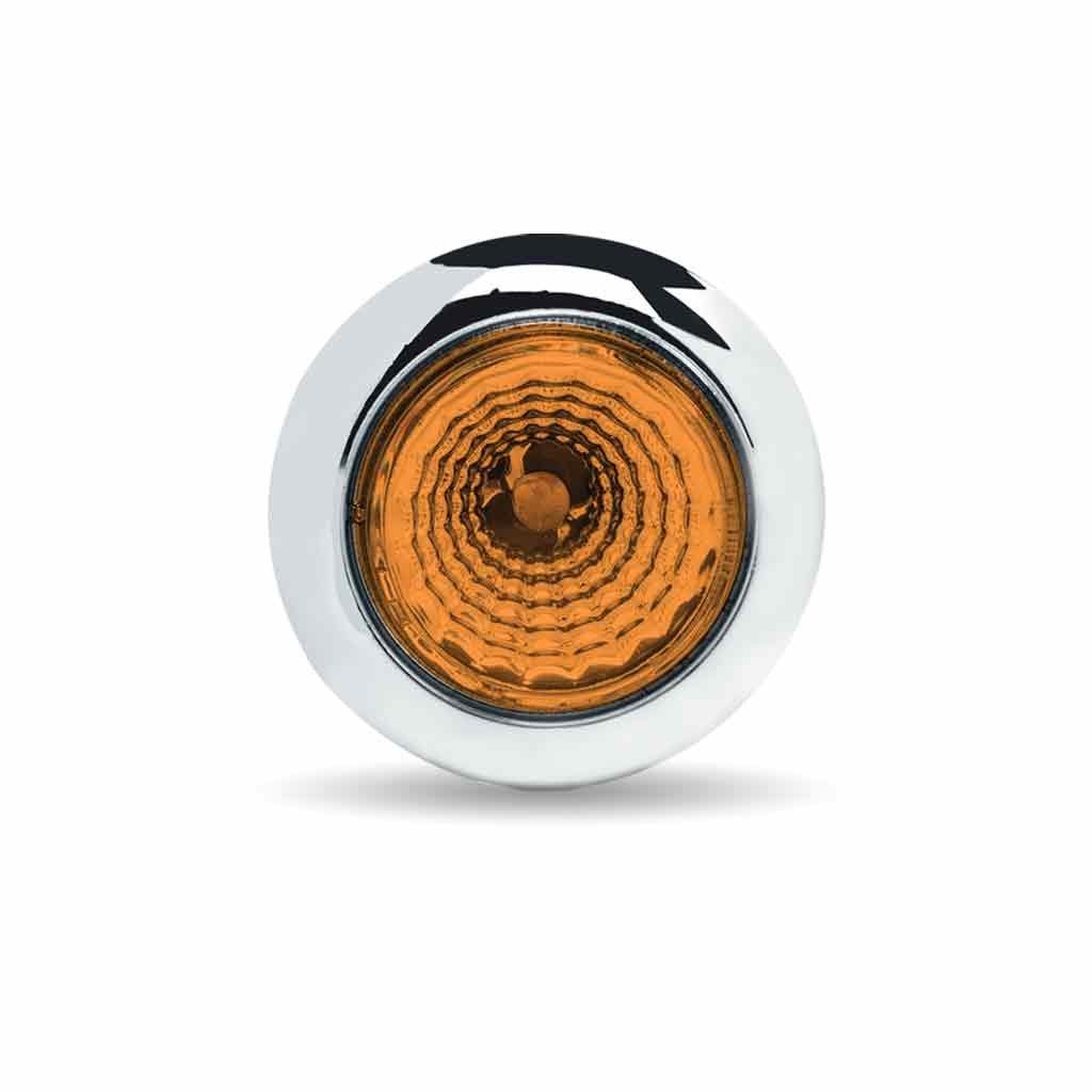 3/4" Amber Marker Round Reflector LED Light - 1 Diode-TLED-B1A