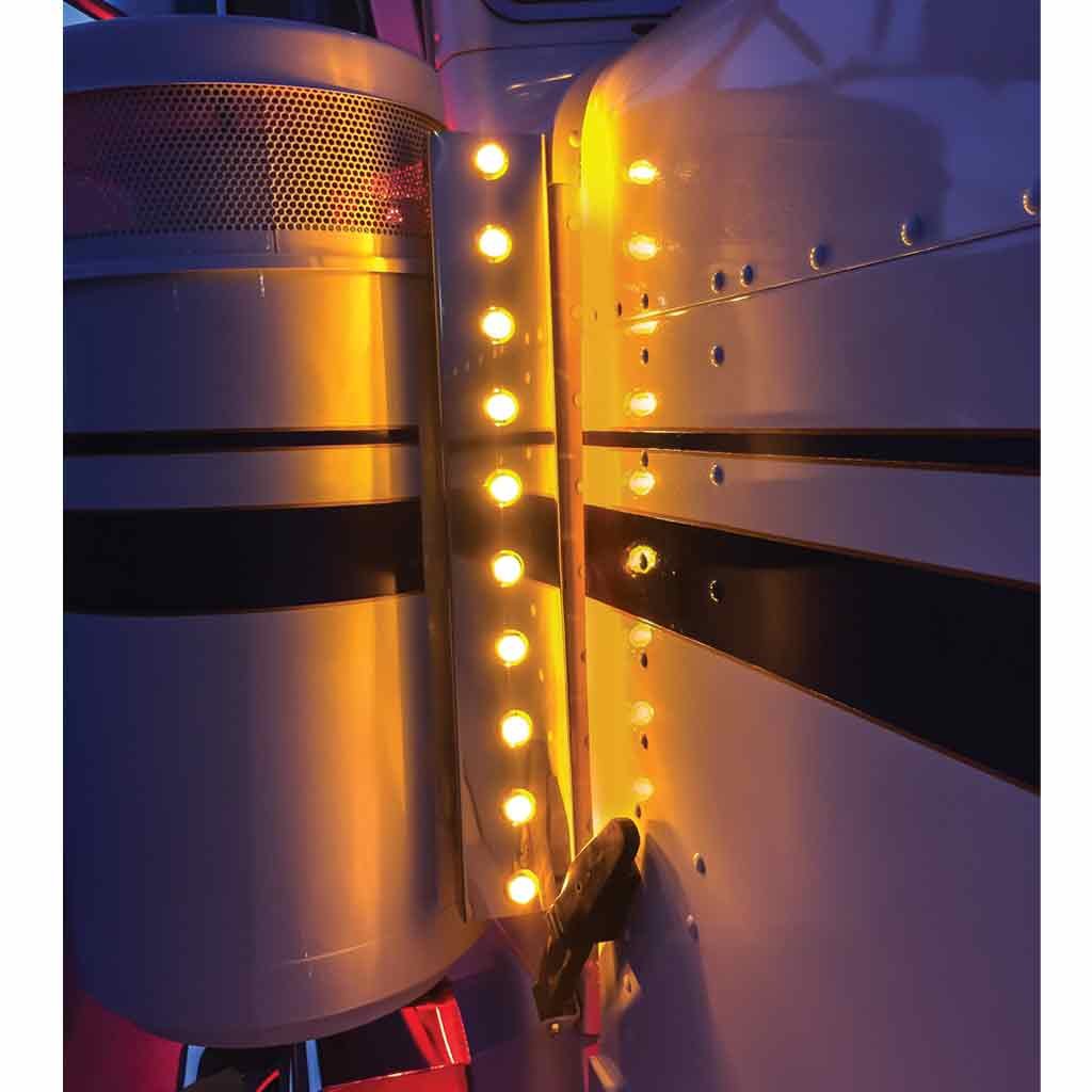 TLED-B2A1_TRUCK1 3/4" Amber Clearance Marker Round LED Light - 3 Diodes (Poly Bag) - Image 4