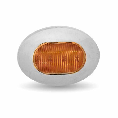 3/4" Amber Marker Oval LED Light - 2 Diodes-TLED-B4A