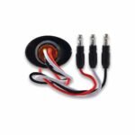 3/4" Clear Amber Marker Oval LED Light - 2 Diodes - Image 3