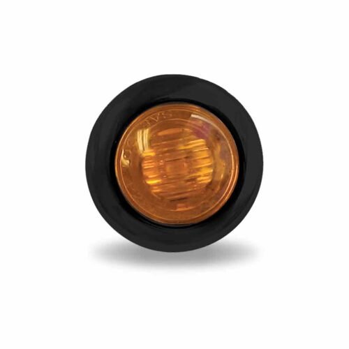 3/4" Amber Marker Round LED Light - 3 Diodes | Grommet Only-TLED-B5A