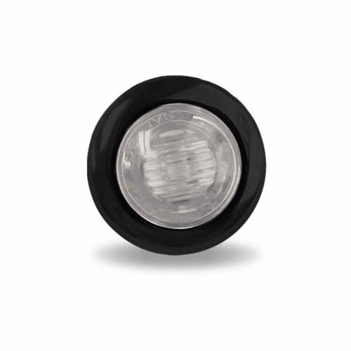 3/4" Clear Amber Marker Round LED Light - 3 Diodes | Grommet Only-TLED-B5CA