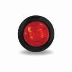 3/4" Red Marker Round LED Light - 3 Diodes | Grommet Only-TLED-B5R