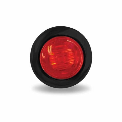 3/4" Red Marker Round LED Light - 3 Diodes | Grommet Only-TLED-B5R