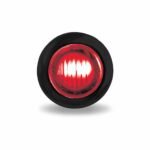 3/4" Red Marker Round LED Light - 3 Diodes | Grommet Only - Image 2