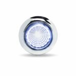 3/4" Amber Marker to Blue Auxiliary Round Reflector LED Light - 1 Diode - Image 4
