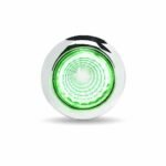 3/4" Amber Marker to Green Auxiliary Round Reflector LED Light - 1 Diode - Image 4