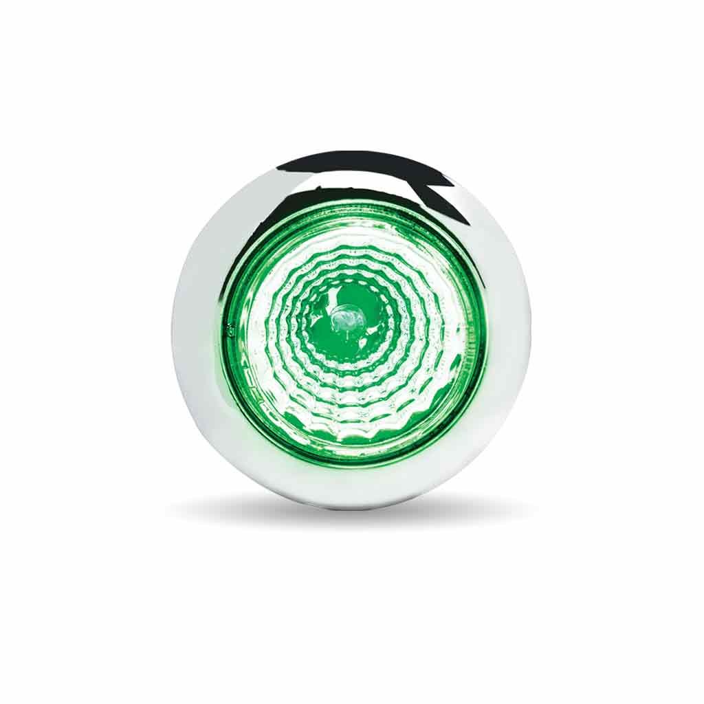 TLED-BX1RG_FRONT_FUNC2 3/4" Red Marker to Green Auxiliary Round Reflector LED Light - 1 Diode - Image 4