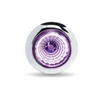 3/4" Red Marker to Purple Auxiliary Round Reflector LED Light - 1 Diode - Image 4