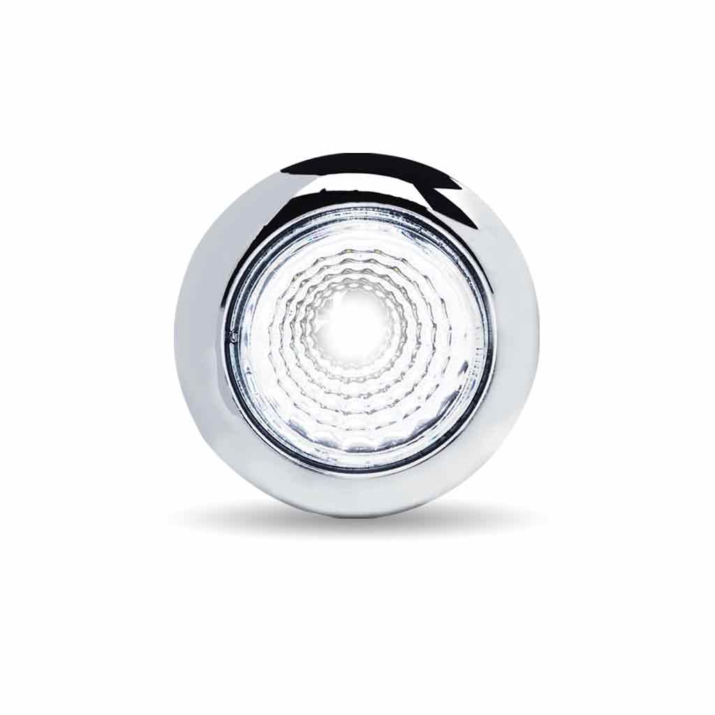 TLED-BX1RW_FRONT_FUNC2 3/4" Red Marker to White Auxiliary Round Reflector LED Light - 1 Diode - Image 4