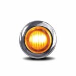 3/4" Amber Marker to Pink Auxiliary Round LED Light - 2 Diodes - Image 3