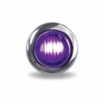 3/4" Amber Marker to Purple Auxiliary Round LED Light - 2 Diodes - Image 4