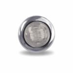 3/4" Red Stop, Turn & Tail to White Back Up Round LED Light - 2 Diodes - Image 2