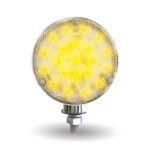 Clear Amber / Clear Red Turn Signal & Marker Super Value Round Double Face LED Fender Light - 42 Diodes - Image 2