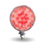 Clear Amber / Clear Red Turn Signal & Marker Super Value Round Double Face LED Fender Light - 42 Diodes - Image 4