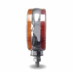 Amber/Red Turn Signal & Marker Super Value Double Face Round LED Light - 42 Diodes - Image 2