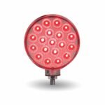 Amber/Red Turn & Marker to Pink Auxiliary Double Face Round Reflector LED Light - 38 Diodes - Image 7