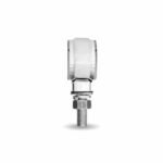 Clear Amber/Red Clearance Marker 1.8" Mini Double Face Round Light with Reflector LEDs - 12 Diodes - Image 4