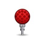 Amber/Red Turn & Marker 3" Mini Double Face Round Light with Reflector LEDs - 28 Diodes - Image 2