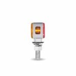 Clear Amber/Red Clearance Marker 1.5" x 3" Mini Double Face Rectangular Light with Reflector LEDs - 10 Diodes - Image 4