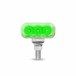 Amber/Red Clearance Marker to Green Auxiliary 1.5" x 3" Mini Double Face Rectangular Light with Reflector LEDs - 20 Diodes - Image 5