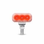Amber/Red Clearance Marker to Purple Auxiliary 1.5" x 3" Mini Double Face Rectangular Light with Reflector LEDs - 20 Diodes - Image 4