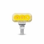 Amber/Red Clearance Marker to Purple Auxiliary 1.5" x 3" Mini Double Face Rectangular Light with Reflector LEDs - 20 Diodes - Image 3