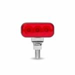 Amber/Red Clearance Marker 1.5" x 3" Mini Double Face Rectangular Light with Reflector LEDs - 10 Diodes - Image 2